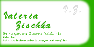 valeria zischka business card